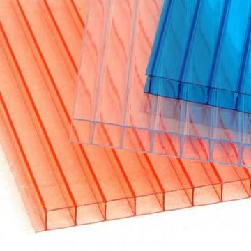 Lake Blue Twin-Wall Polycarbonate PC Hollow Sheet for Roofing