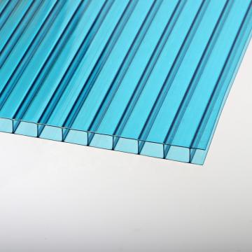 10mm Plastic Hollow Sheet Polycarbonate Transparent Roofing Sheet for House Building Material